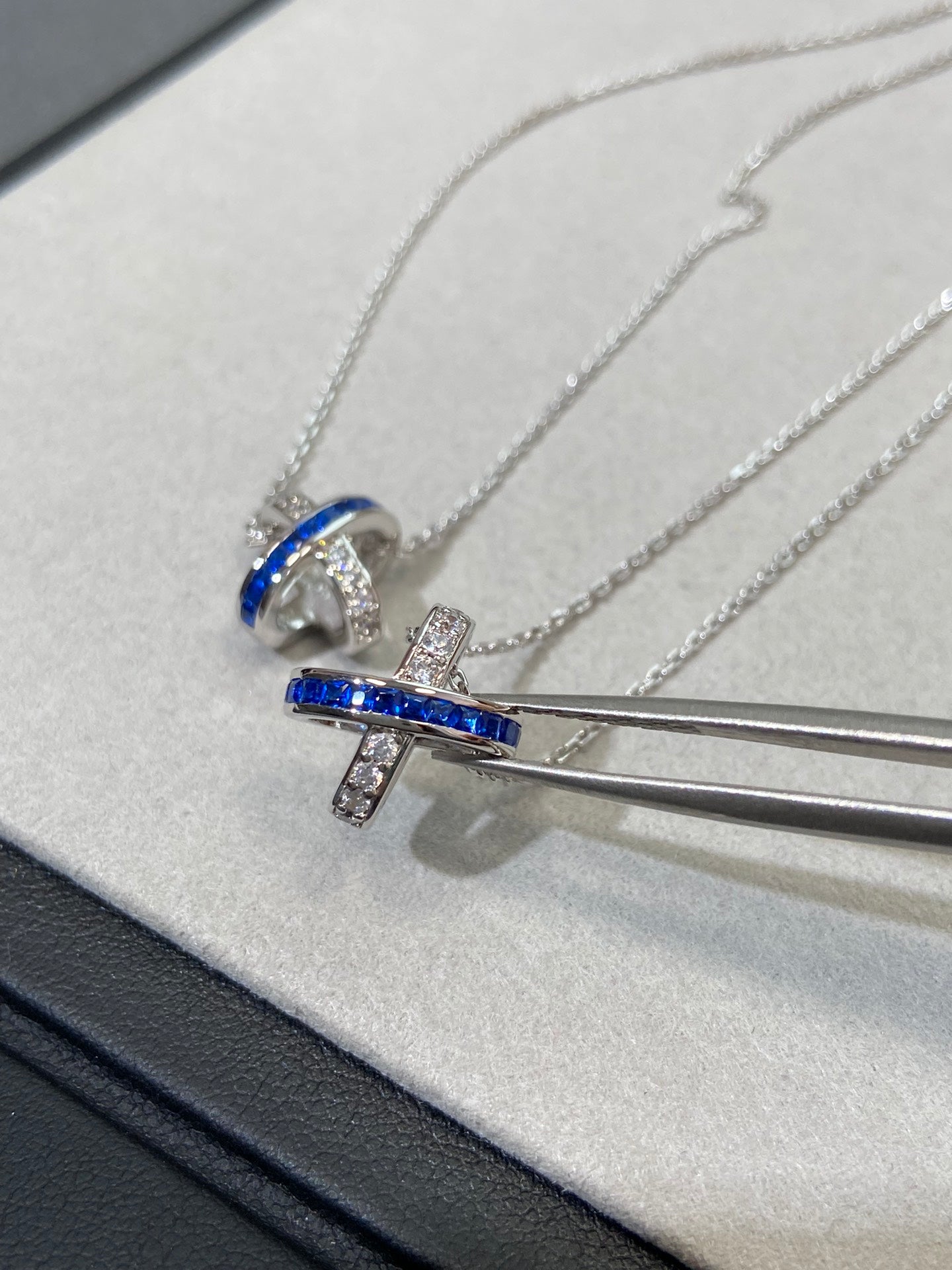 ¡®Star¡¯LIENS DIAMOND SILVER NECKLACE