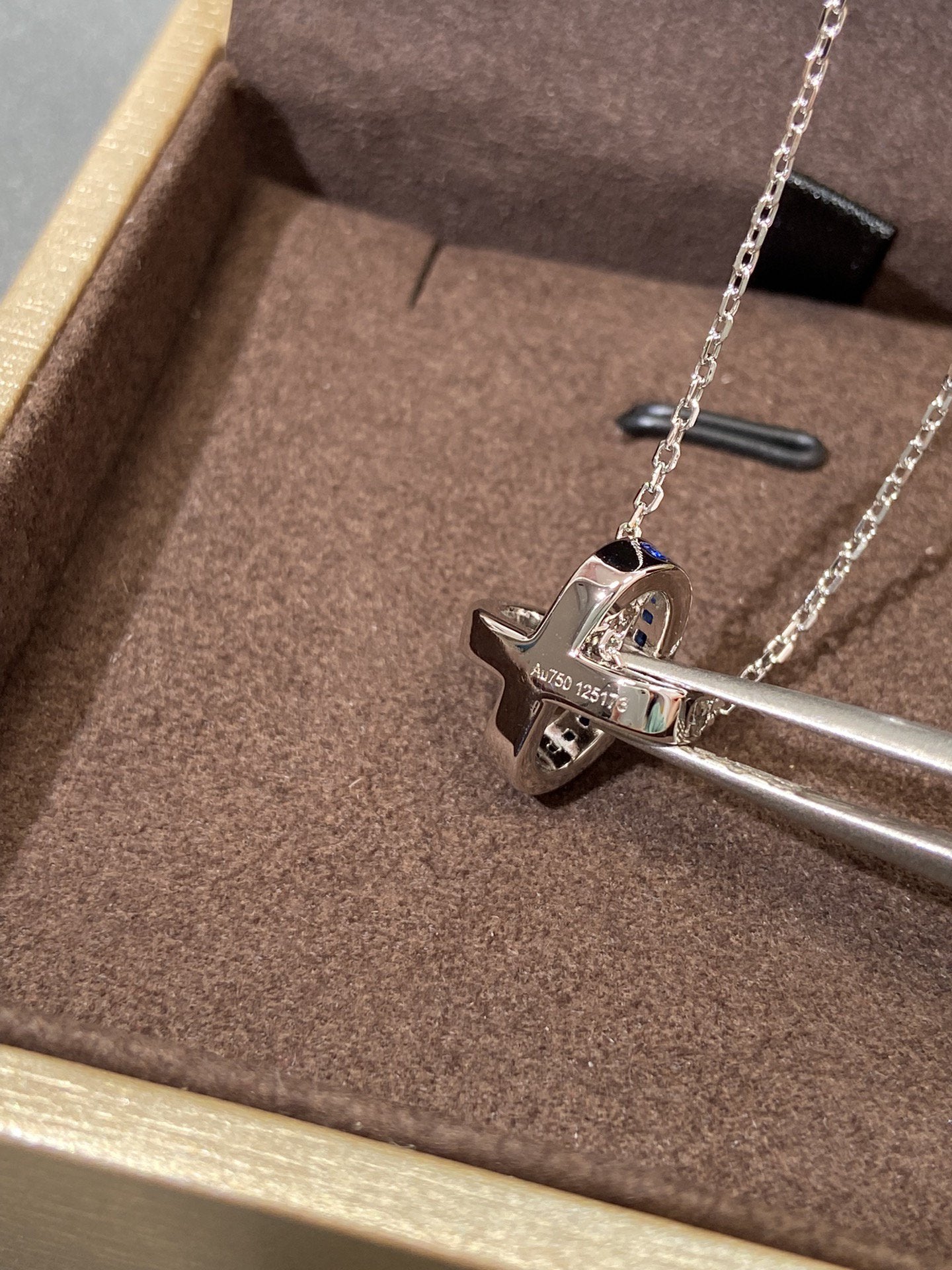 ¡®Star¡¯LIENS DIAMOND SILVER NECKLACE