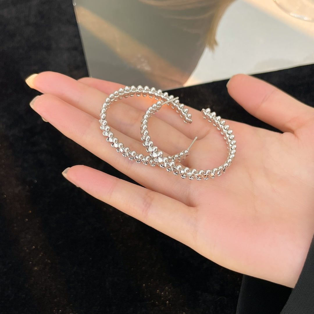 ¡®Star¡¯CLASH HOOP EARRINGS