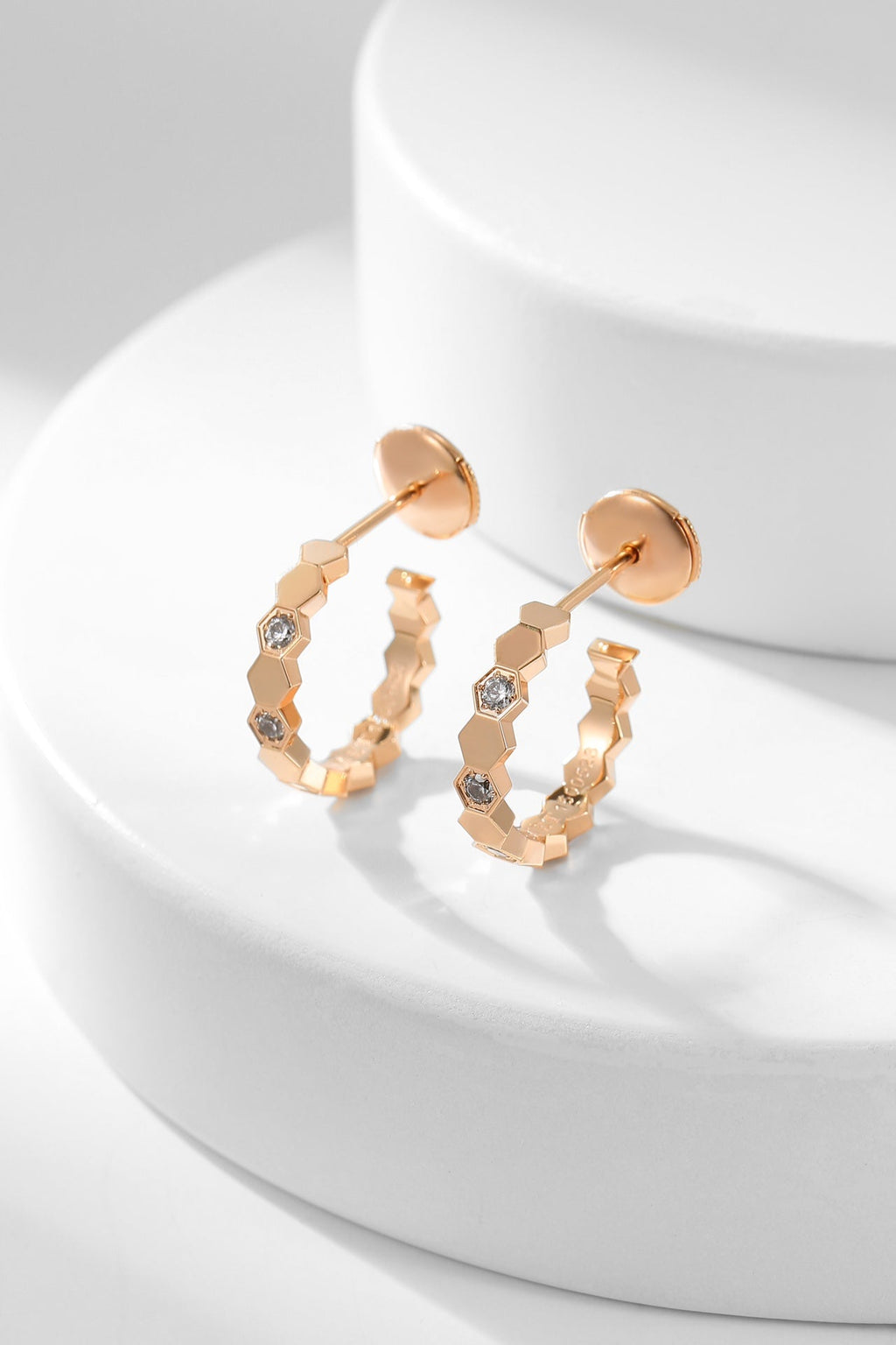 ¡®Star¡¯BEE LOVE DIAMOND HOOP EARRINGS