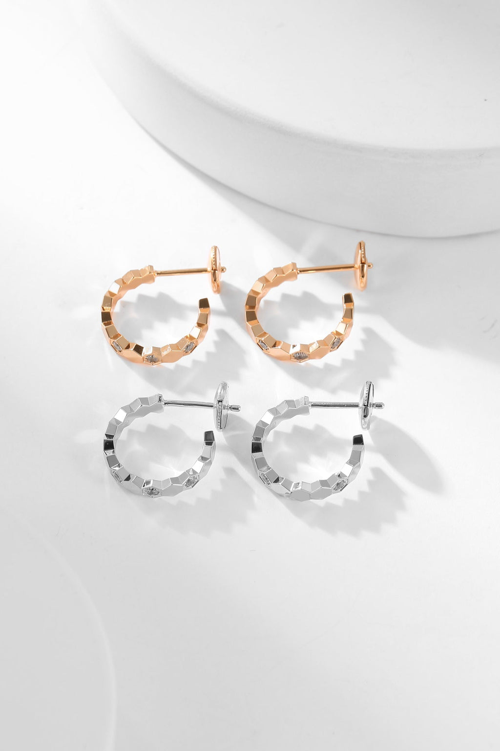 ¡®Star¡¯BEE LOVE DIAMOND HOOP EARRINGS