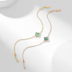 ¡®Star¡¯CLOVER BRACELET MALACHITE 1 MOTIF