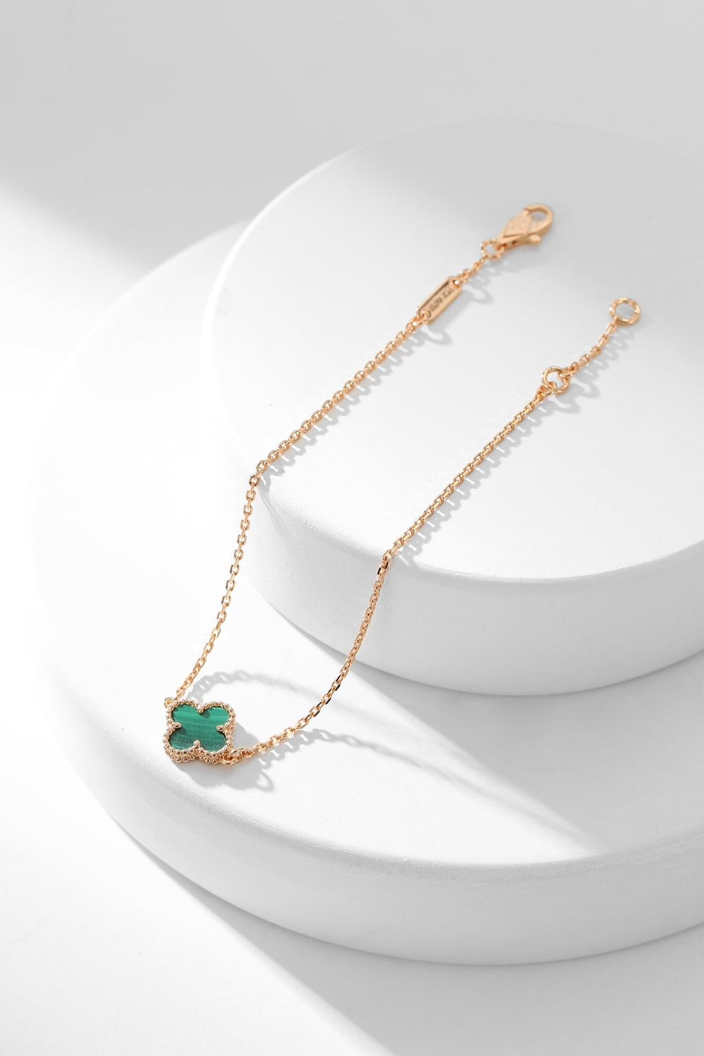 ¡®Star¡¯CLOVER BRACELET MALACHITE 1 MOTIF