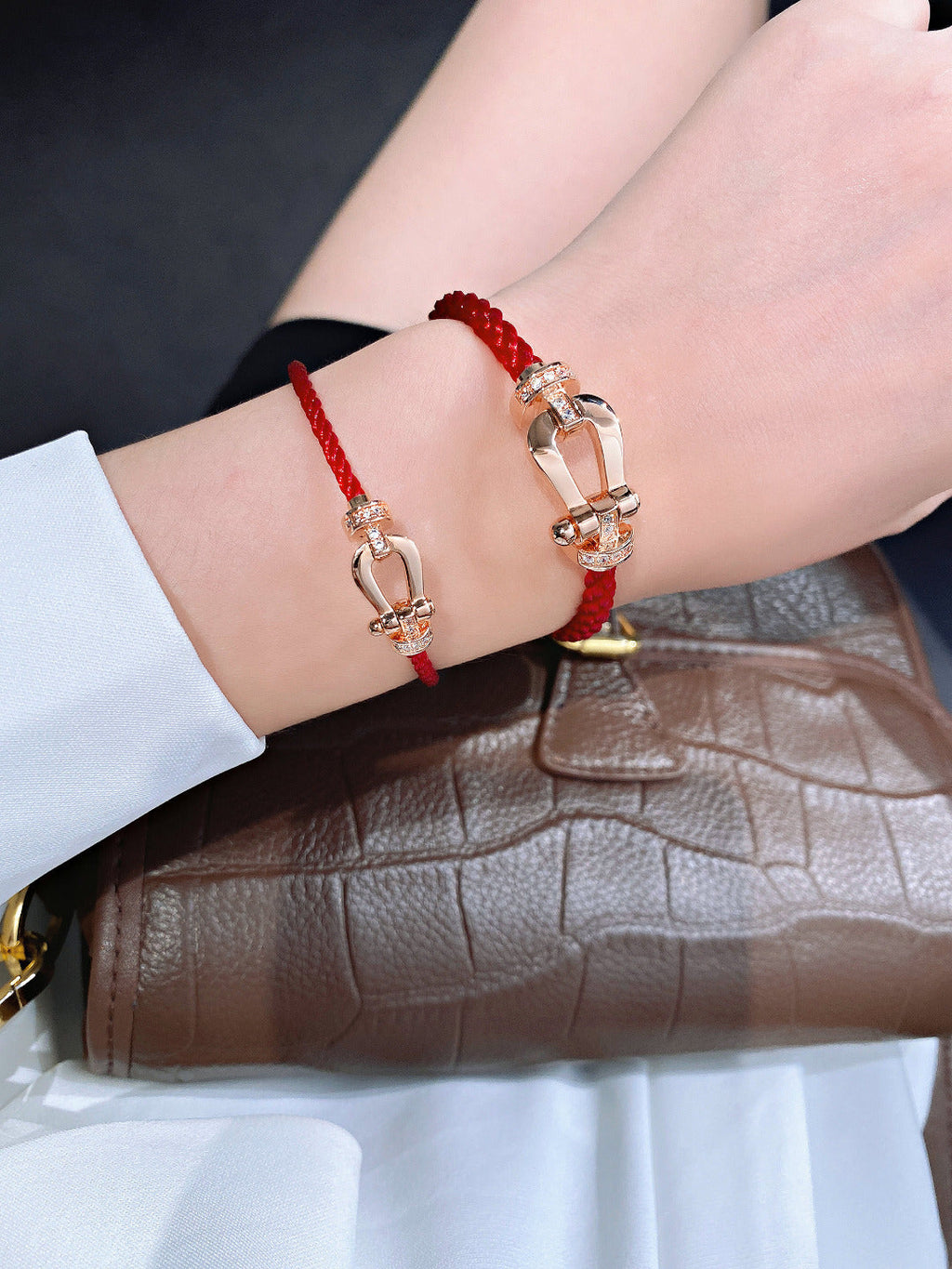 ¡®Star¡¯FORCE 10 HALF DIAMOND PINK GOLD RED CORDERI LARGE AND MEDIUM MODEL