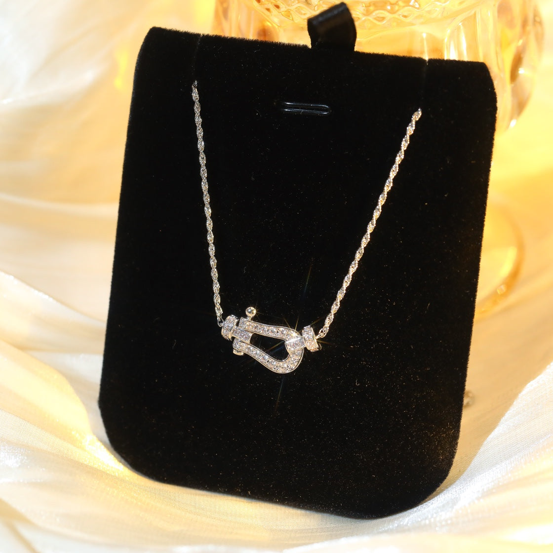 ¡®Star¡¯FORCE 10 DIAMOND SILVER NECKLACE MINI MODEL