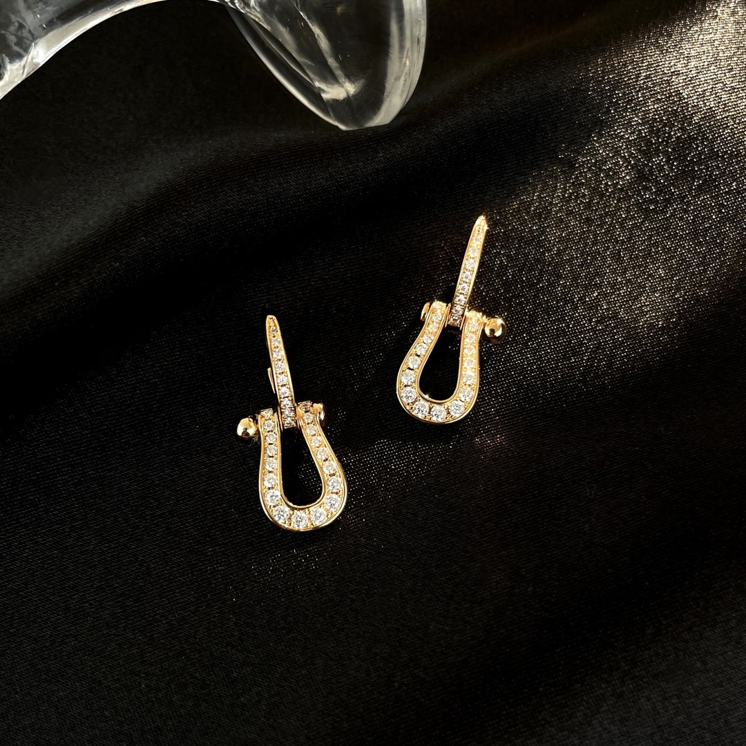 ¡®Star¡¯FORCE 10 FULL DIAMOND DROP EARRINGS MEDIUM MODEL