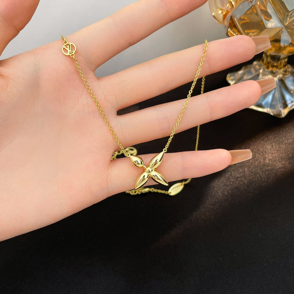 ¡®Star¡¯LOUISETTE GOLD NECKLACE