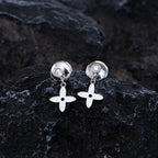 ¡®Star¡¯VIDYLLE SILVER DIAMOND MINI DROP EARRINGS