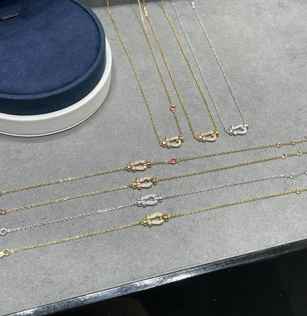 ¡®Star¡¯FORCE 10 DIAMOND PINK GOLD NECKLACE