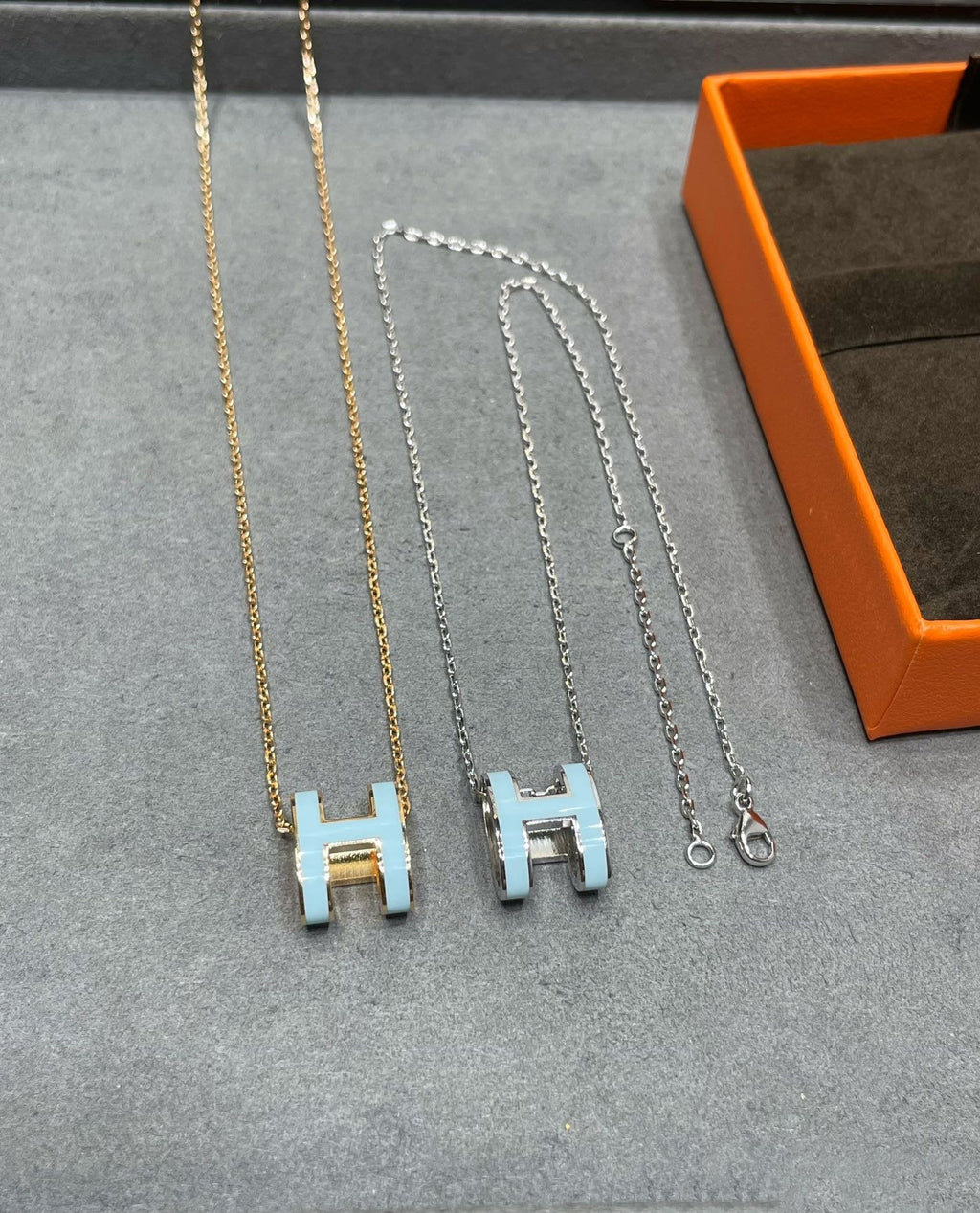 ¡®Star¡¯POP H SKY BLUE NECKLACE
