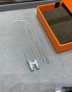 ¡®Star¡¯POP H SKY BLUE NECKLACE