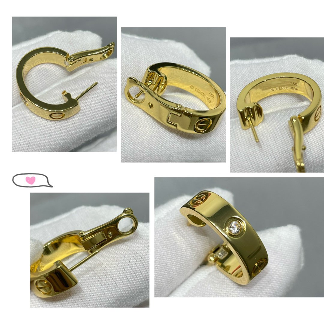 ¡®Star¡¯LOVE 5.5MM 1 DIAMOND EARRINGS