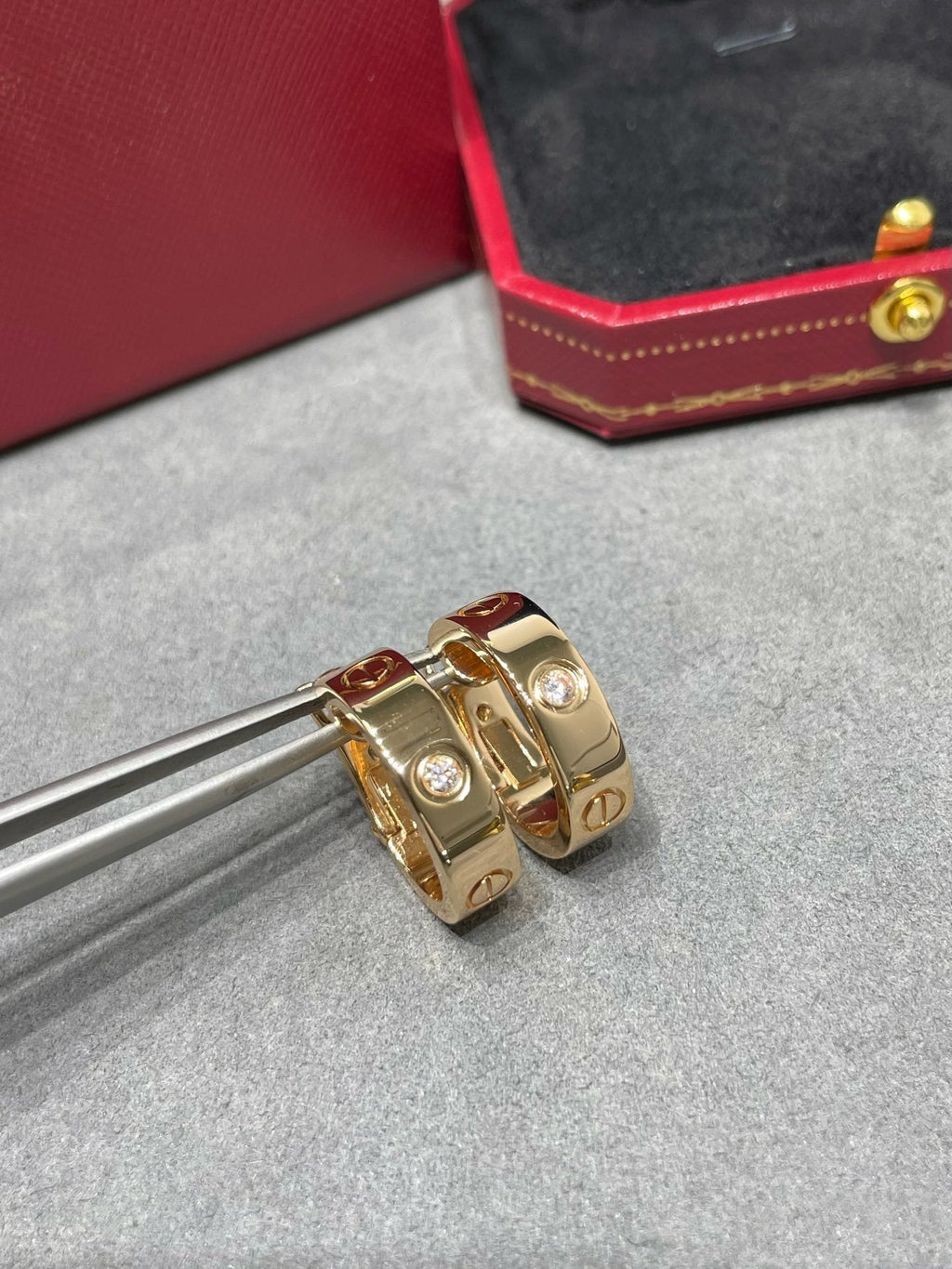 ¡®Star¡¯LOVE 5.5MM 1 DIAMOND EARRINGS
