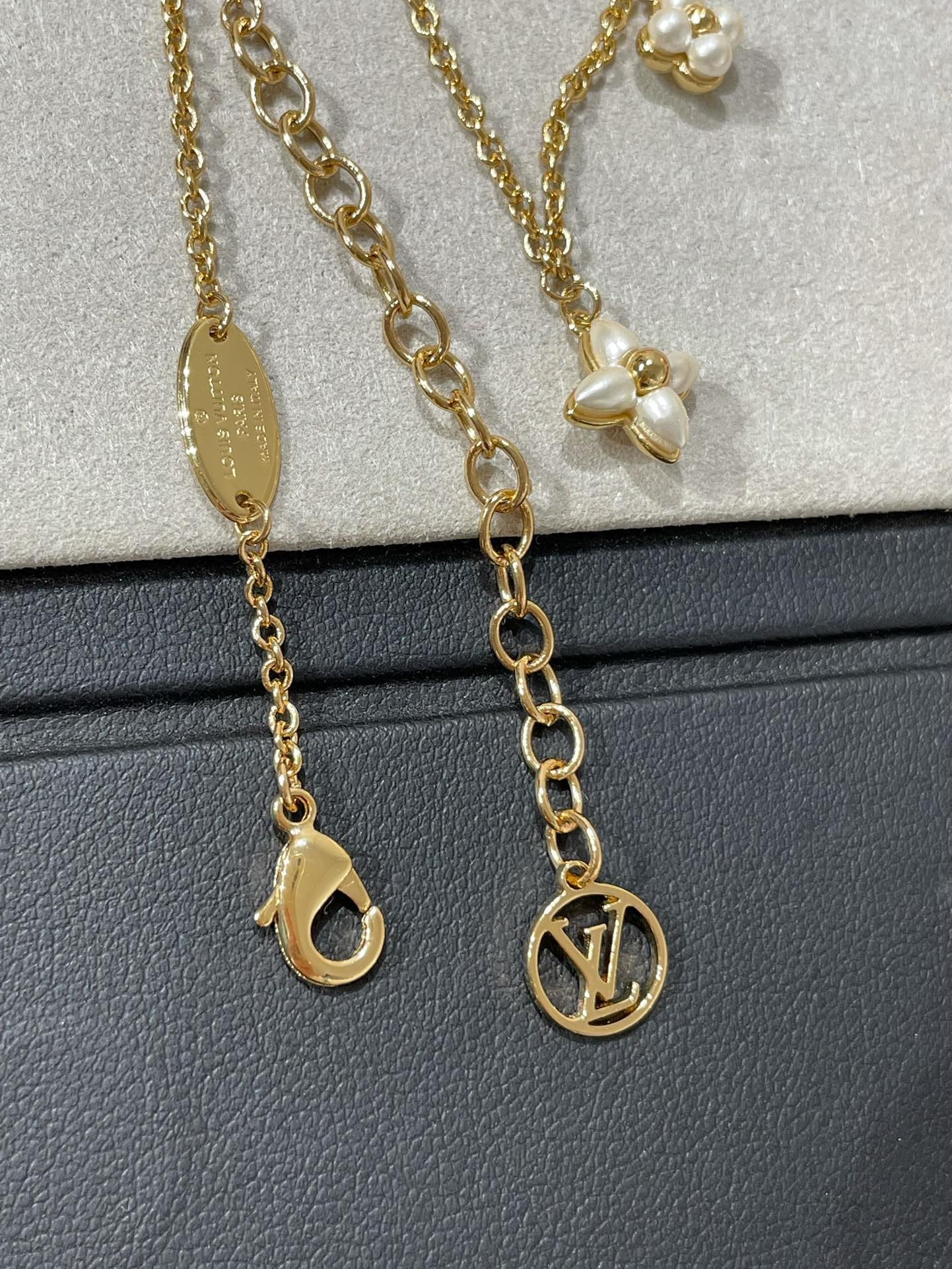 ¡®Star¡¯FLOWERGRAM GOLD MOP DOUBLE ROW NECKLACE