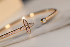 ¡®Star¡¯IDYLLE GOLD OPEN BRACELET DIAMOND PAVED