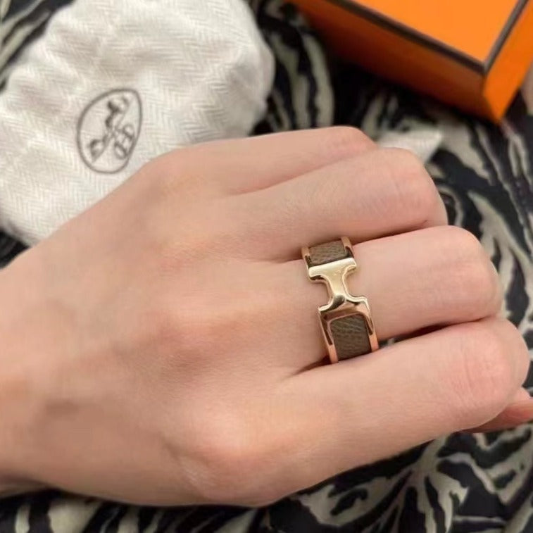 ¡®Star¡¯OLYMPE PINK GOLD RING
