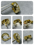 ¡®Star¡¯BEE LOVE DIAMOND HOOP EARRINGS