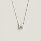 ¡®Star¡¯HM CLIC YELLOW ENAMEL GOLD NECKLACE