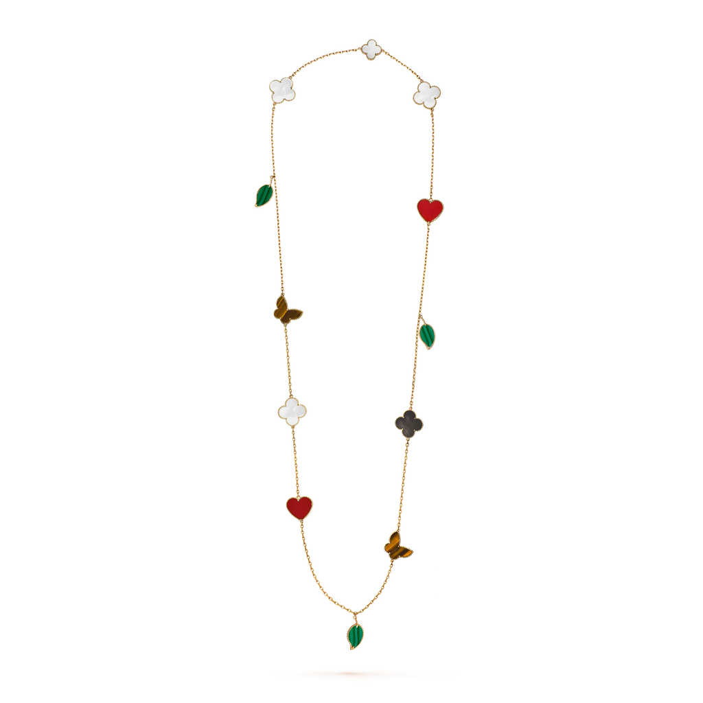 [Star] Lucky Alhambra Long Necklace-12 Designs