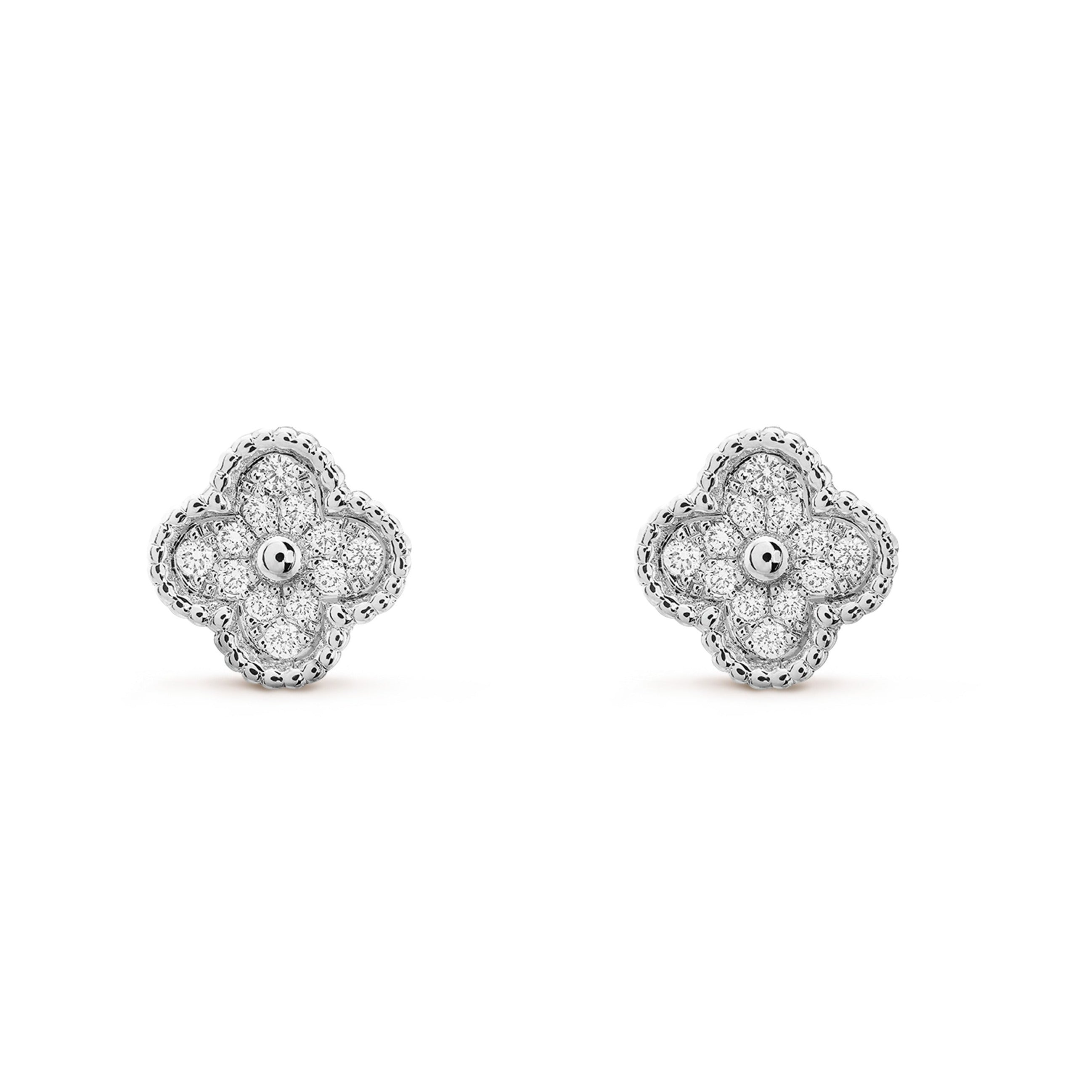 ¡®Star¡¯CLOVER MINI DIAMOND STUD EARRINGS