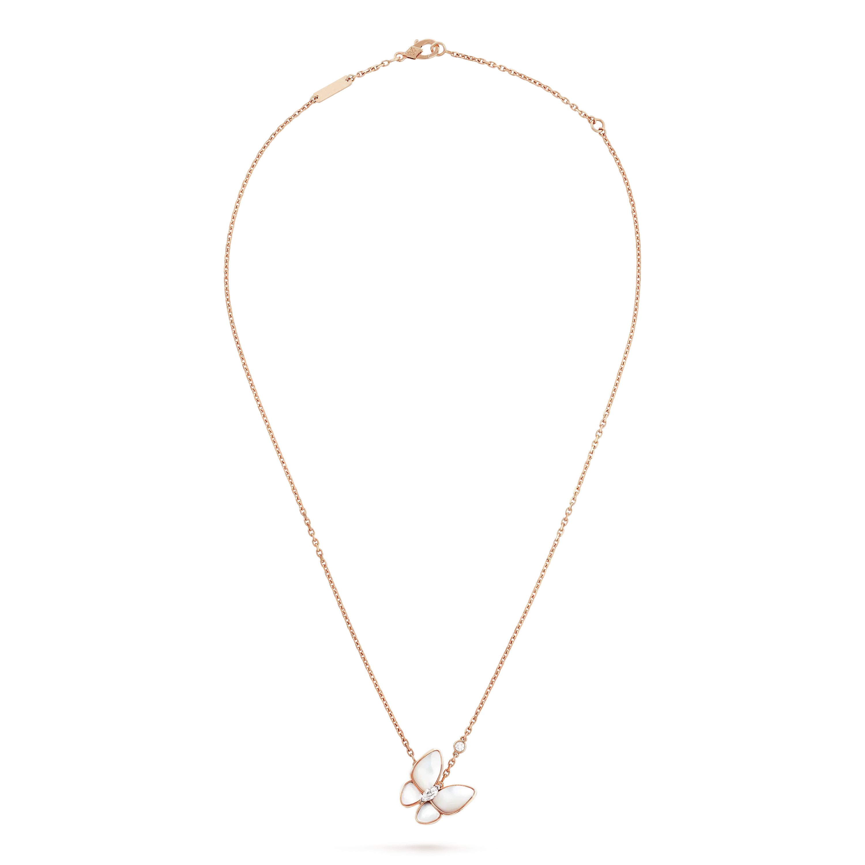 ¡®Star¡¯BUTTERFLY MOP DIAMOND NECKLACE