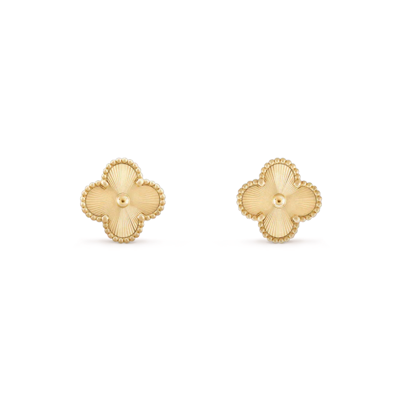 ¡®Star¡¯CLOVER MINI 9.5MM LASER EARRINGS