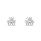 ¡®Star¡¯CLOVER COMOS DIAMOND EARRINGS SILVER