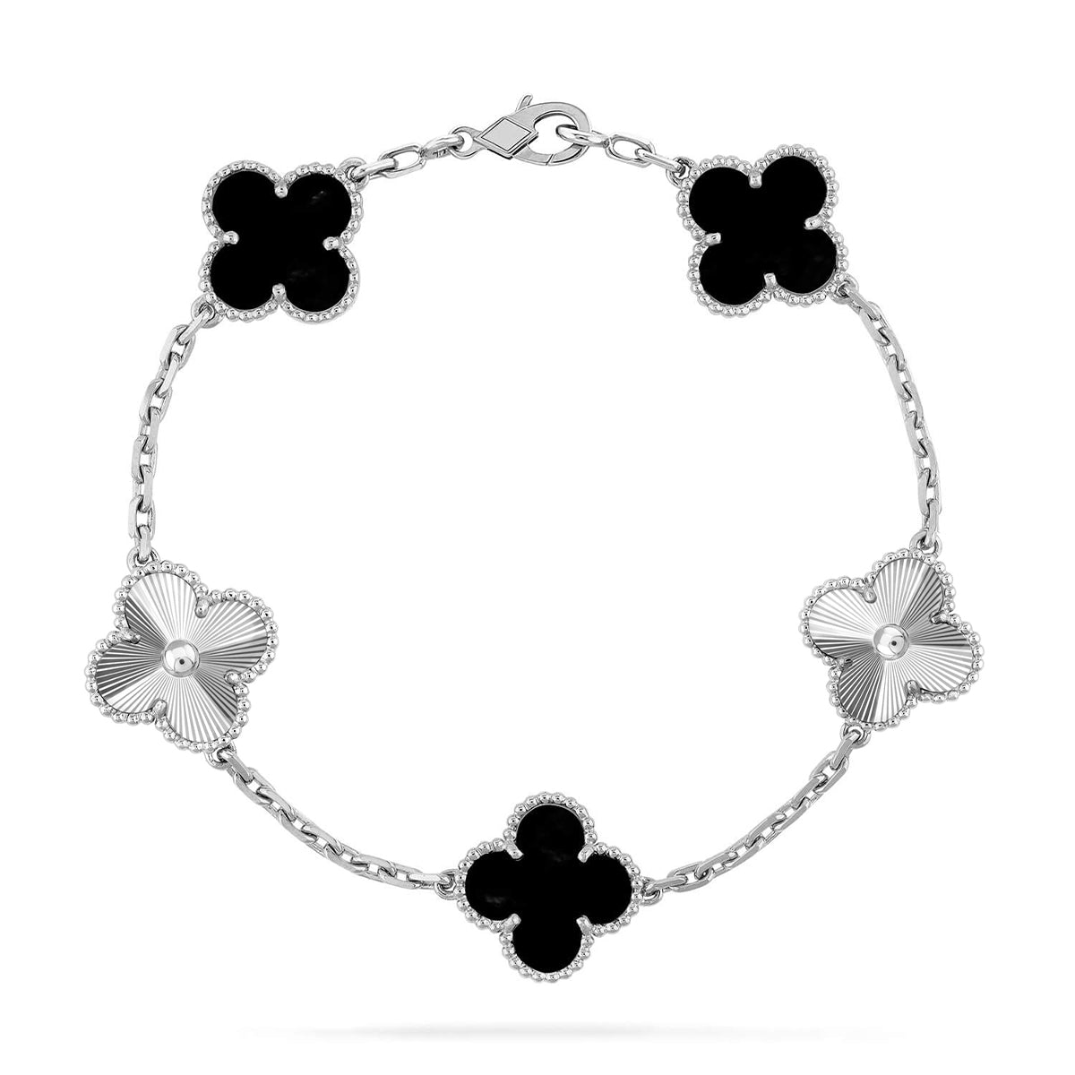 [Star]New CLOVER 5 MOTIF ONYXS BRACELET COLLECTION