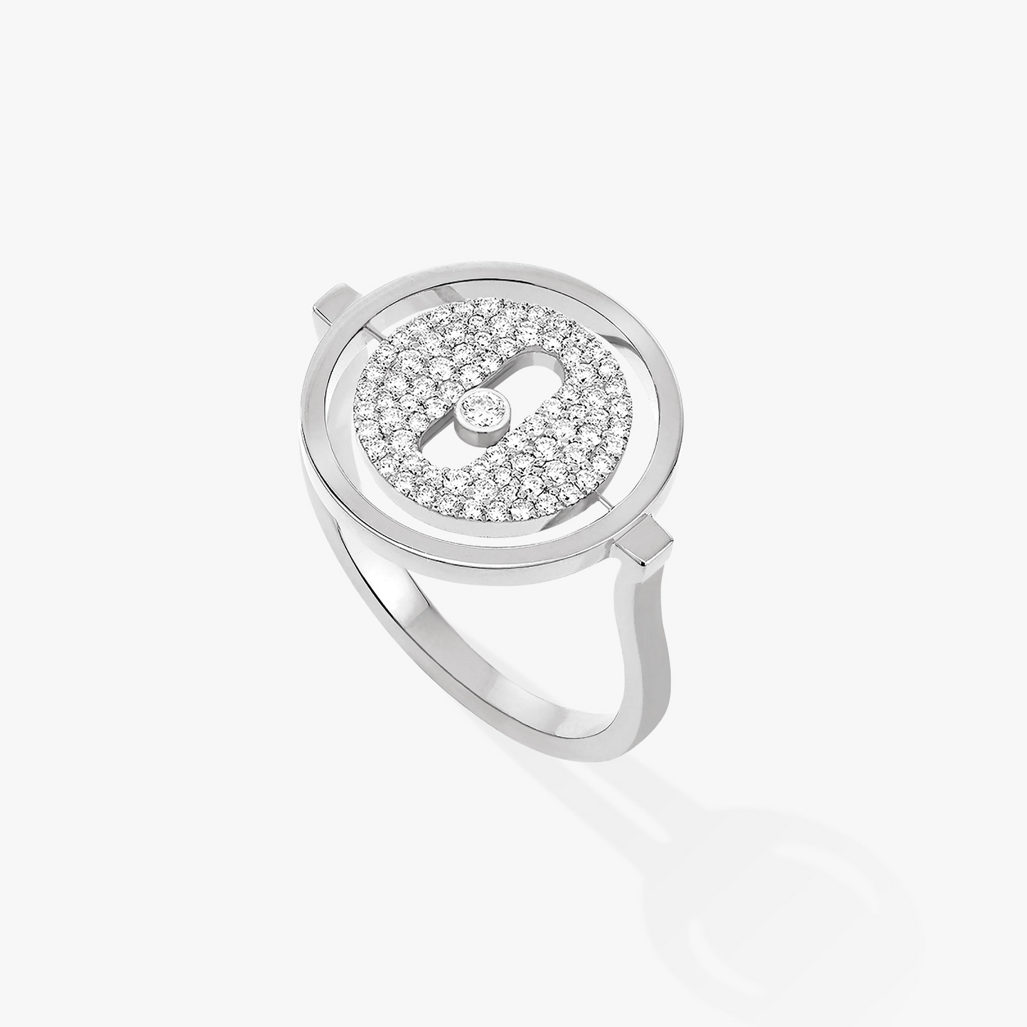 [moco jewelrys ]moco jewelrys MOVE PAVED SILVER DIAMOND RING