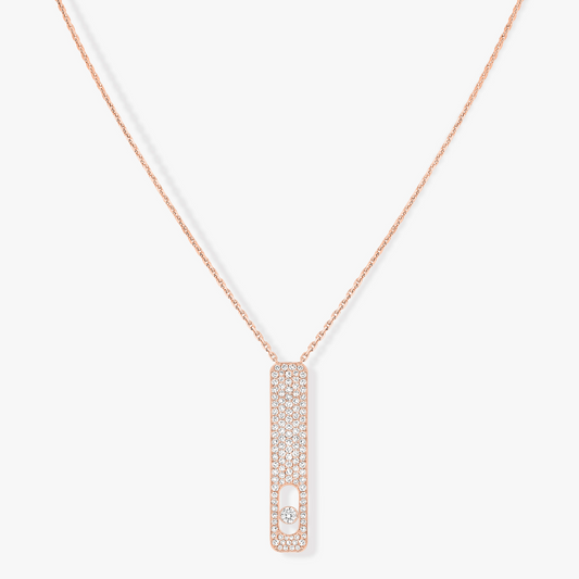 [moco jewelrys ]MY FIRST DIAMOND PAVED NECKLACE