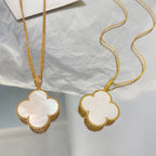 ¡®Star¡¯CLOVER 25MM MOP LARGE PENDANT NECKLACE