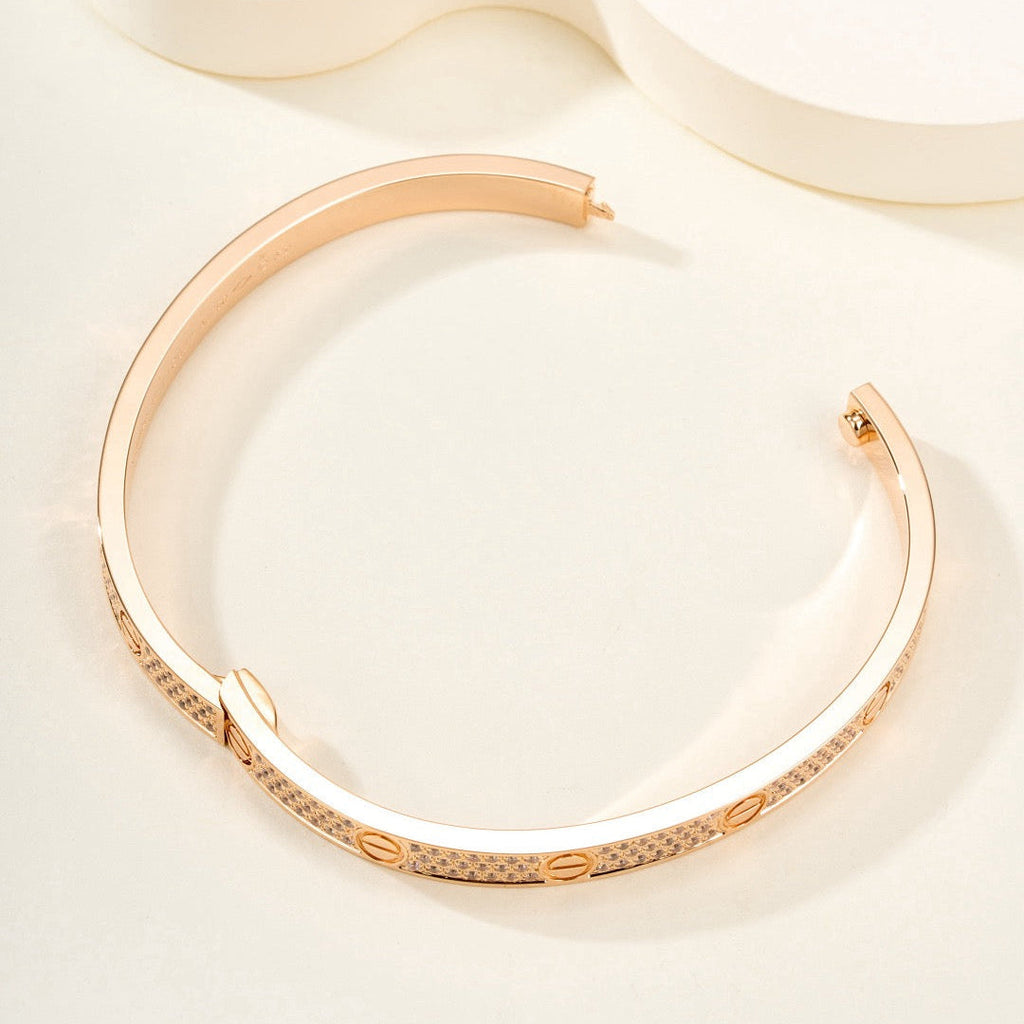 ¡®Star¡¯LOVE BRACELET 4.8MM DIAMOND-PAVED