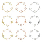 [Star]New CLOVER WHITE PEARL MOP 5 MOTIF BRACELET COLLECTION