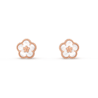 ¡®Star¡¯LUCKY PINK GOLD WHITE MOP EARRINGS