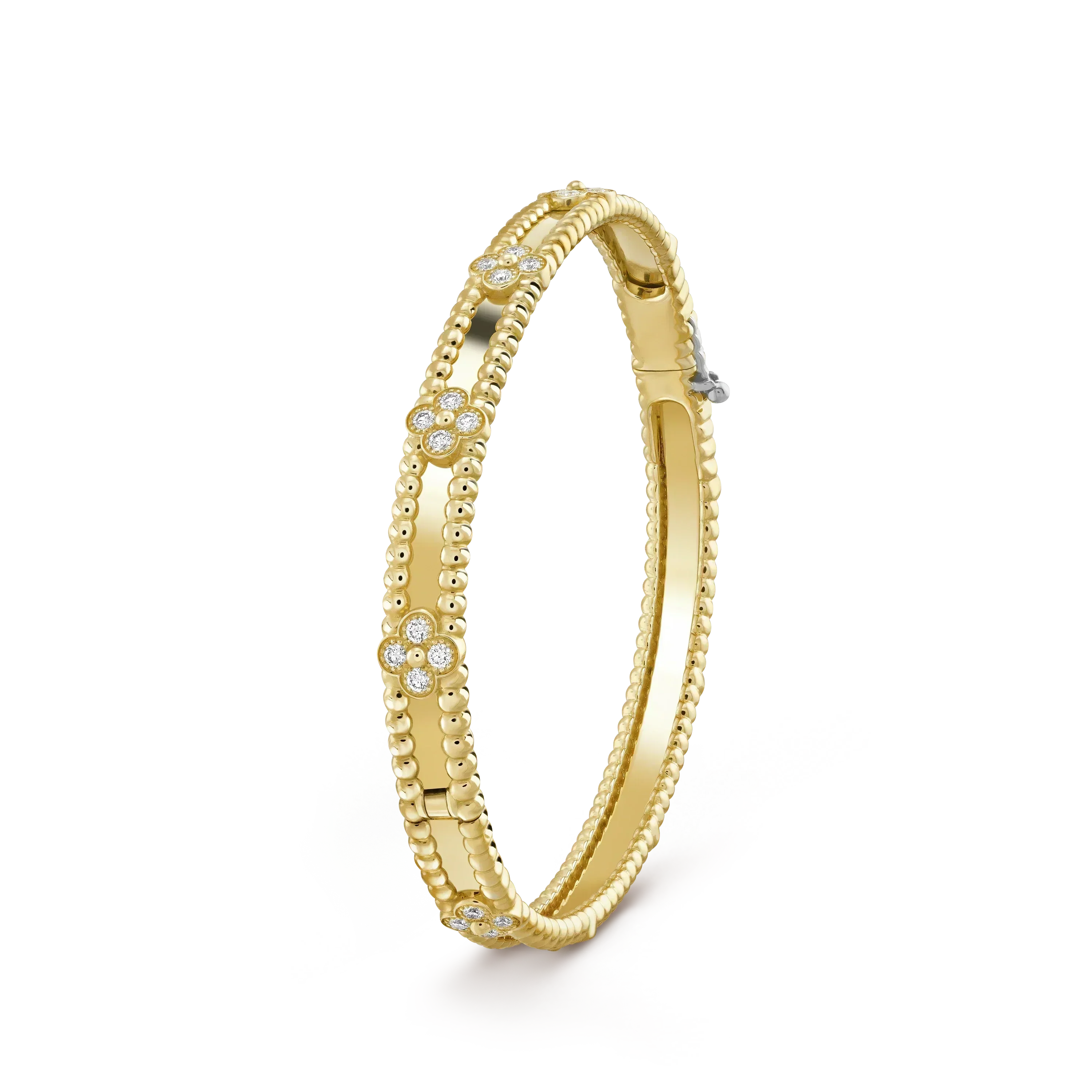 ¡®Star¡¯CLOVER BRACELET 4MM DIAMONDS