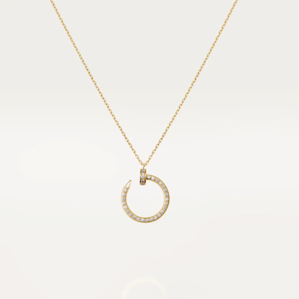 ¡®Star¡¯JUSTE NECKLACE GOLD DIAMONDS