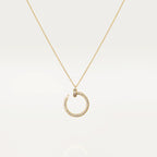 ¡®Star¡¯JUSTE NECKLACE GOLD DIAMONDS