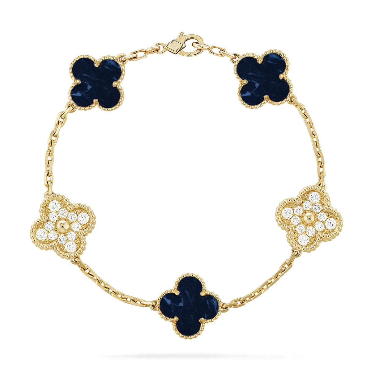 [Star]New CLOVER 5 MOTIF PIETERSITE BRACELET COLLECTION