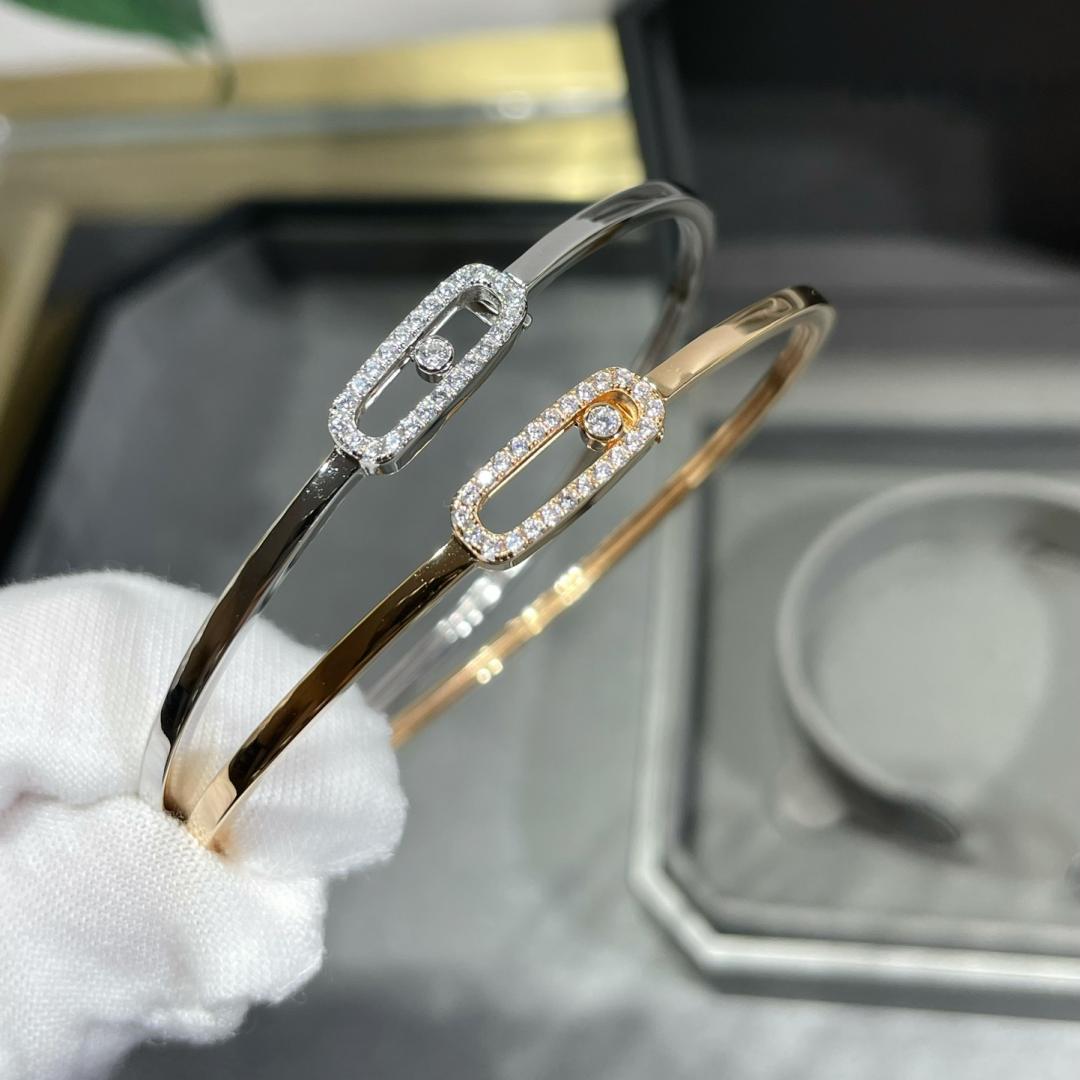 [moco jewelrys ]Move Uno pavé flex bangle medium
