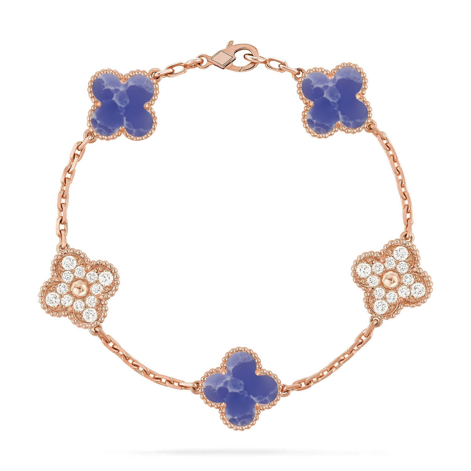 [Star]New CLOVER 5 MOTIF BLUE VEINS BRACELET COLLECTION