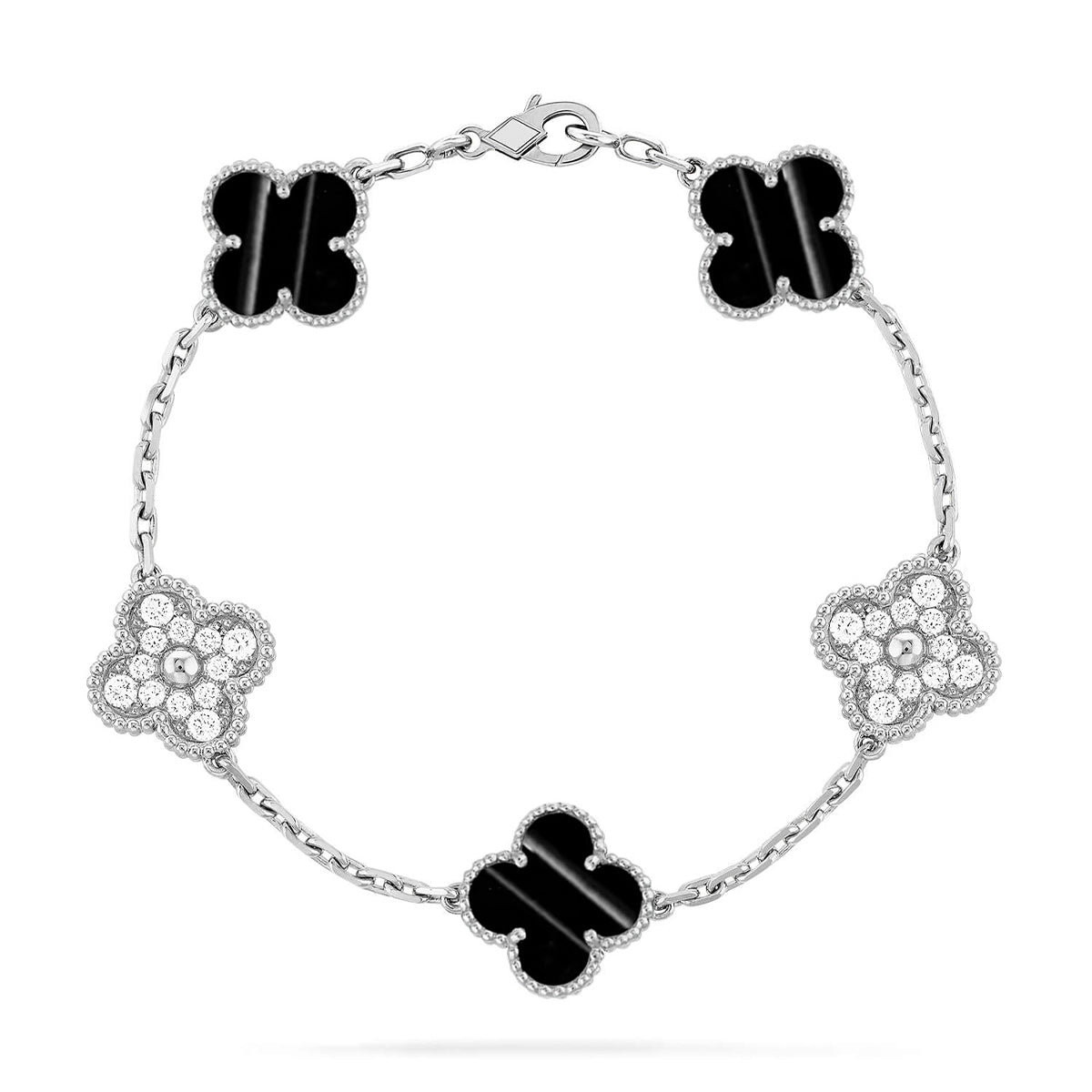 [Star]New  CLOVER 5 MOTIF PULSAR STONE BRACELET COLLECTION