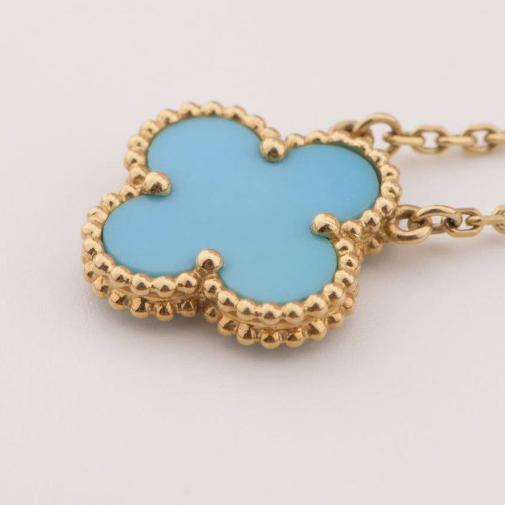 ¡®Star¡¯CLOVER 15MM VINTAGE TURQUOISE NECKLACE