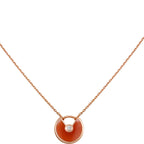 ¡®Star¡¯AMULETTE GOLD CARNELIAN ONYX NECKLACE