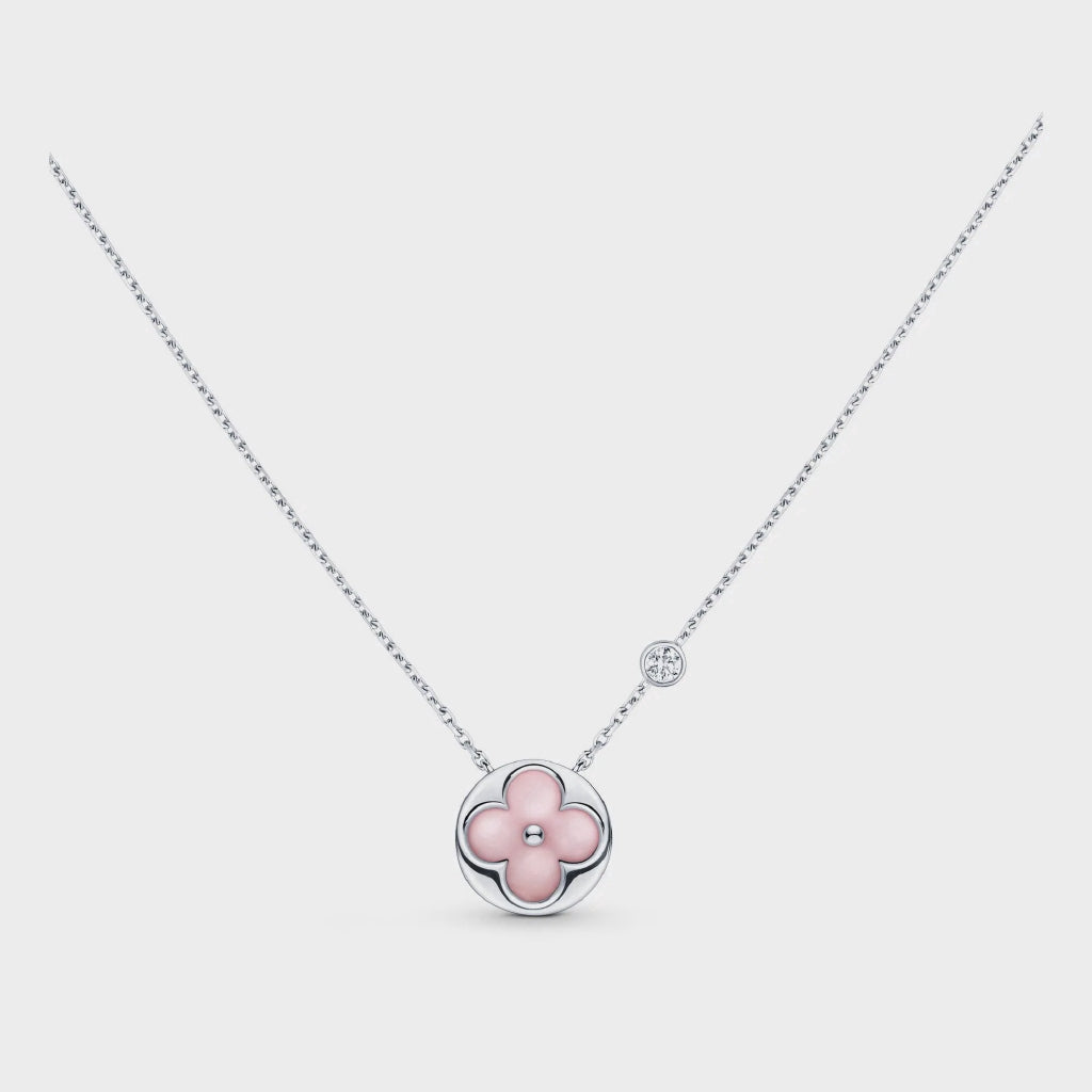 ¡®Star¡¯SUN MOTIF PINK MOP SILVER BRACELET