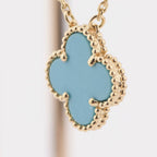 ¡®Star¡¯CLOVER 15MM VINTAGE TURQUOISE NECKLACE