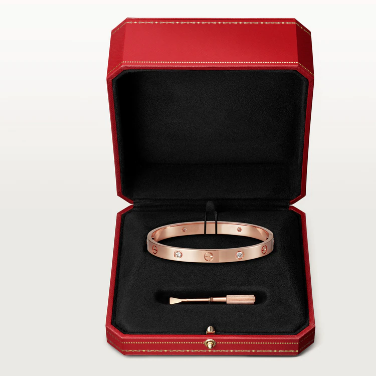 ¡®Star¡¯LOVE BRACELET 6.1MM 4 DIAMONDS
