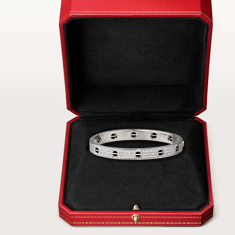 ¡®Star¡¯LOVE BRACELET 6.1MM DIAMOND-PAVED CERAMIC