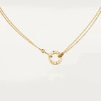 ¡®Star¡¯LOVE NECKLACE 16MM 2 DIAMONDS