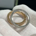 ¡®Star¡¯PERLEE DIAMOND SILVER RING