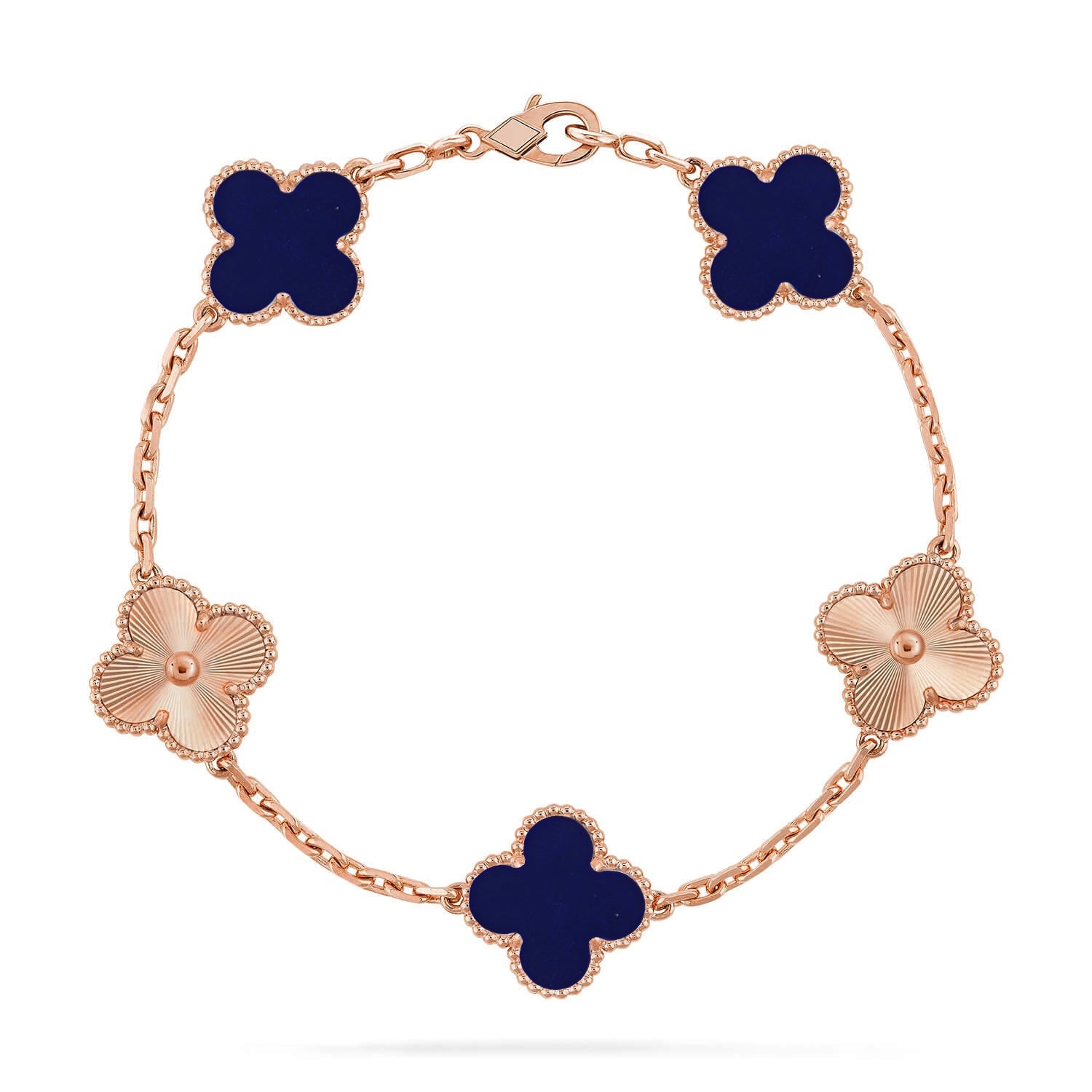 [Star]New CLOVER 5 MOTIF LAPIS LAZULI BRACELET COLLECTION